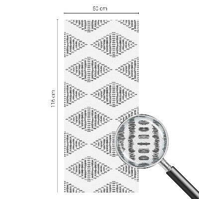 Dekorationsfolie til vindue mod indkig Geometriske diamanter