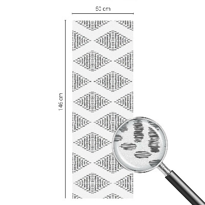 Dekorationsfolie til vindue mod indkig Geometriske diamanter