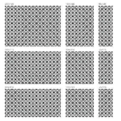 Mælkehvid vinduesfolie med motiv Geometriske mønstre