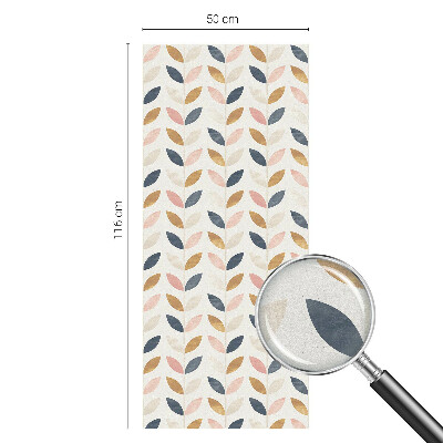 Vinduesfolie med mønster til afskærmning Blade mønster