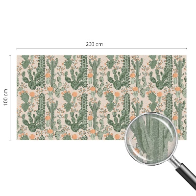 Dekorationsfolie til vindue mod indkig Grønne sukkulenter