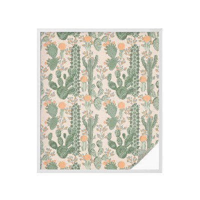 Dekorationsfolie til vindue mod indkig Grønne sukkulenter