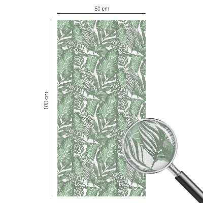 Selvklæbende vinduesfolie Grøn harmoni