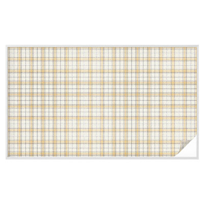 Vinduesfolie mod indkig med glasmaleri Geometrisk gitter