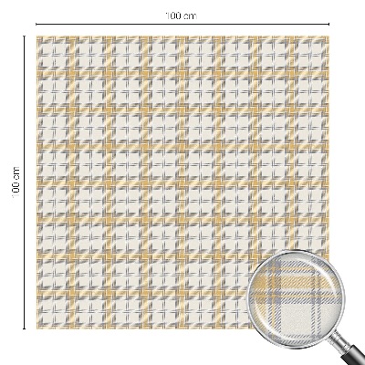Vinduesfolie mod indkig med glasmaleri Geometrisk gitter
