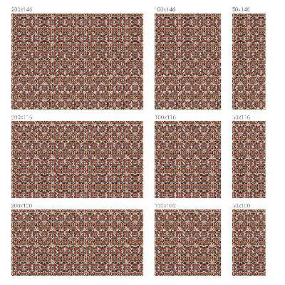 Mælkehvid vinduesfolie med motiv Blomsterornament