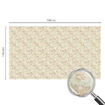 Vinduesfolie med mønster til afskærmning Blomsteragtig elegance