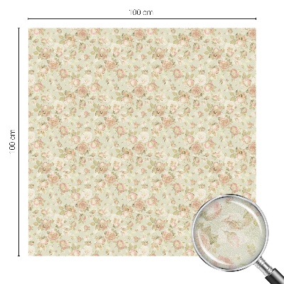 Vinduesfolie med mønster til afskærmning Blomsteragtig elegance