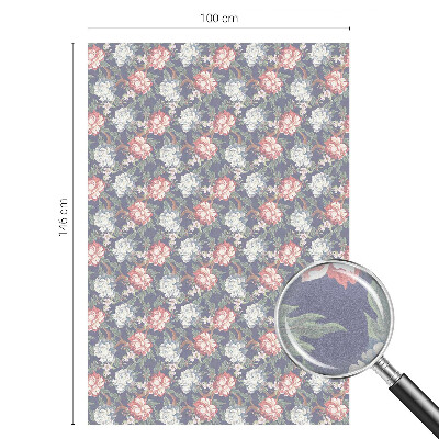 Dekorationsfolie til vindue mod indkig Blomsteragtig elegance