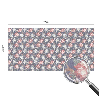 Dekorationsfolie til vindue mod indkig Blomsteragtig elegance