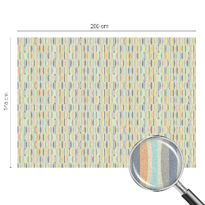 Vinduesfolie mod indkig med glasmaleri Ovale mønstre