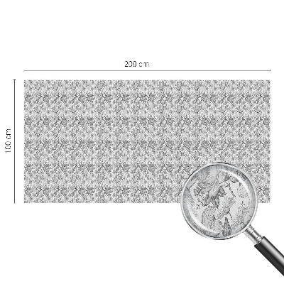 Vinduesfolie mod indkig med glasmaleri Blomsteragtig elegance