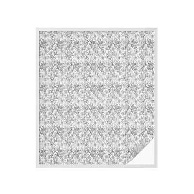 Vinduesfolie mod indkig med glasmaleri Blomsteragtig elegance