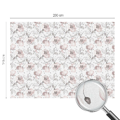 Selvklæbende vinduesfolie Rosenblade