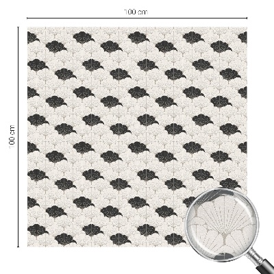 Vinduesfolie med mønster til afskærmning Kontrasterende ventilatorer