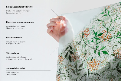 Vinduesfolie mod indkig med glasmaleri Geometriske illusioner