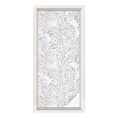 Selvklæbende vinduesfolie Plantepynt