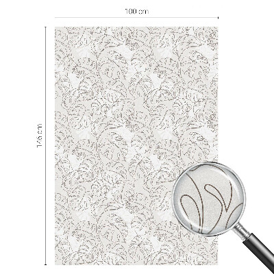 Selvklæbende vinduesfolie Plantepynt