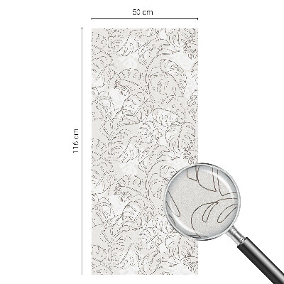 Selvklæbende vinduesfolie Plantepynt