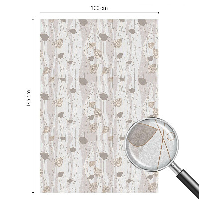 Dekorationsfolie til vindue mod indkig Elegante blade