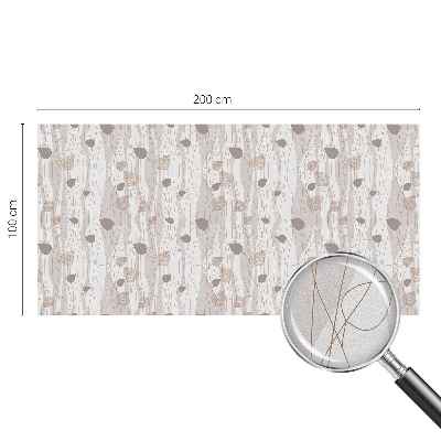 Dekorationsfolie til vindue mod indkig Elegante blade