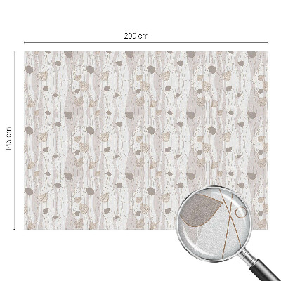 Dekorationsfolie til vindue mod indkig Elegante blade