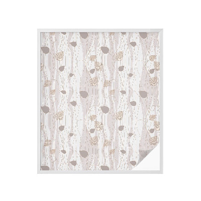 Dekorationsfolie til vindue mod indkig Elegante blade