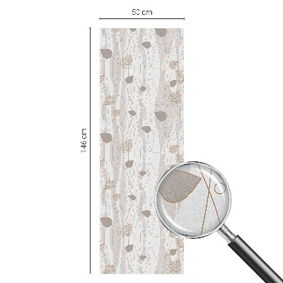 Dekorationsfolie til vindue mod indkig Elegante blade