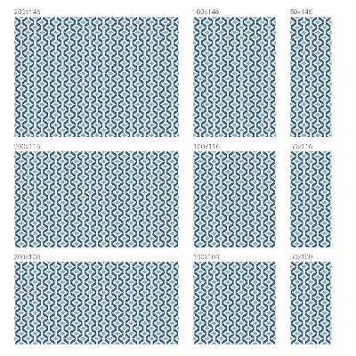 Vinduesfolie med mønster til afskærmning Geometrisk mønster