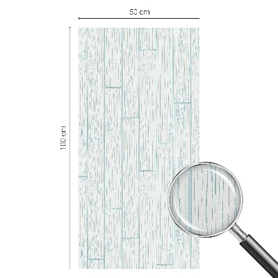 Vinduesfolie mod indkig med glasmaleri Træmønster