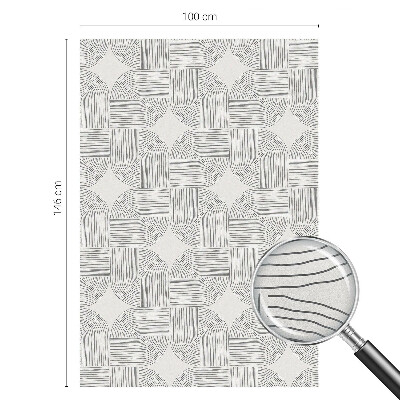 Dekorationsfolie til vindue mod indkig Fredelig symmetri