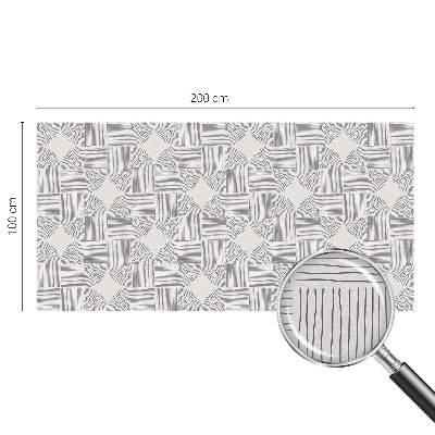 Dekorationsfolie til vindue mod indkig Fredelig symmetri