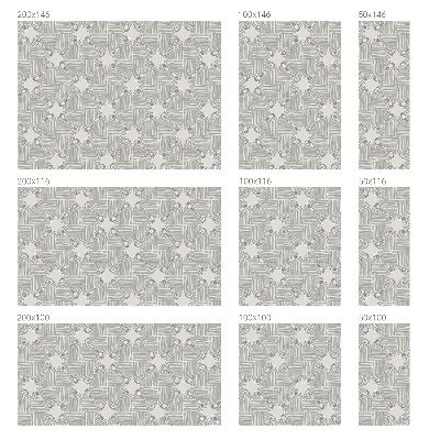 Dekorationsfolie til vindue mod indkig Fredelig symmetri