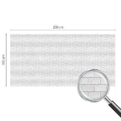 Vinduesfolie med mønster til afskærmning Murstenstekstur
