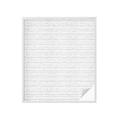 Vinduesfolie med mønster til afskærmning Murstenstekstur