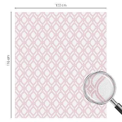 Selvklæbende vinduesfolie Lyserøde linjer