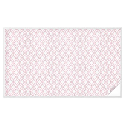 Selvklæbende vinduesfolie Lyserøde linjer