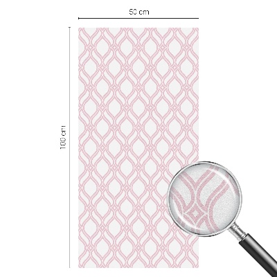 Selvklæbende vinduesfolie Lyserøde linjer