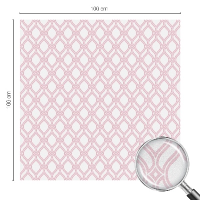 Selvklæbende vinduesfolie Lyserøde linjer