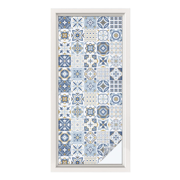 Dekorationsfolie til vindue mod indkig Mosaikfliser