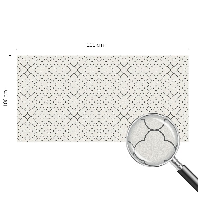 Vinduesfolie mod indkig med glasmaleri Enkel elegance