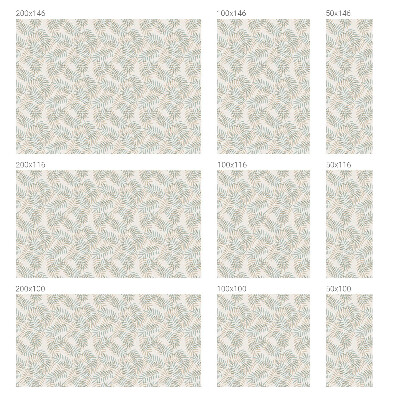 Mælkehvid vinduesfolie med motiv Grønlig elegance