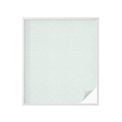 Vinduesfolie mod indkig med glasmaleri Geometrisk symmetri