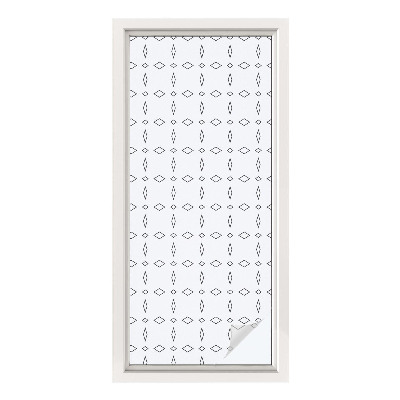 Selvklæbende vinduesfolie Rhombusformer