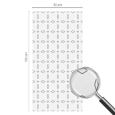Selvklæbende vinduesfolie Rhombusformer