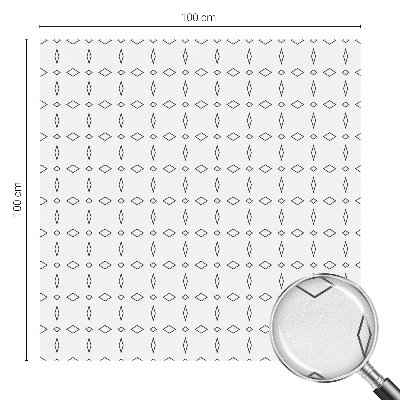 Selvklæbende vinduesfolie Rhombusformer