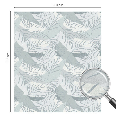 Vinduesfolie mod indkig med glasmaleri Diskrete blade