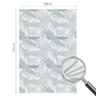 Vinduesfolie mod indkig med glasmaleri Diskrete blade