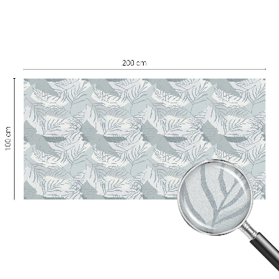 Vinduesfolie mod indkig med glasmaleri Diskrete blade