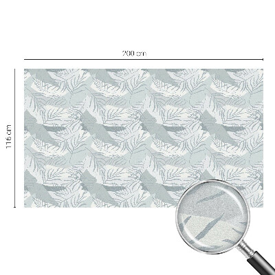 Vinduesfolie mod indkig med glasmaleri Diskrete blade